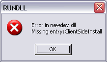 Fix Newdev.dll Error