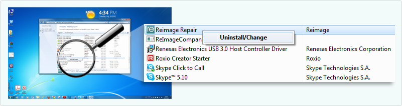 how to remove reimage repair